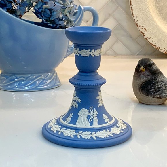 Wedgwood Other - Vintage Wedgwood Jasperware Single Reading Candlestick
